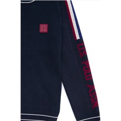 Erkek Çocuk Lacivert Bisiklet Yaka Triko Kazak