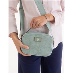 WOVEN TWEED CROSSBODY BAG