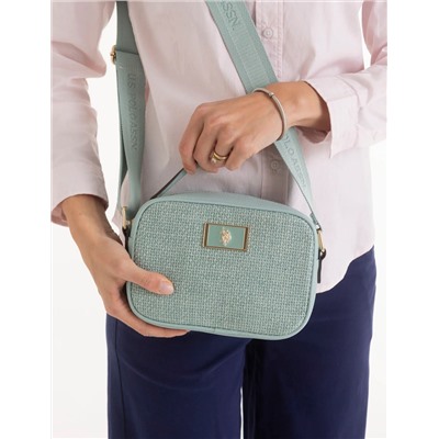 WOVEN TWEED CROSSBODY BAG
