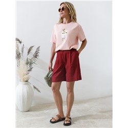 Шорты изо льна с вискозой