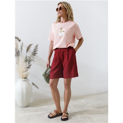 Шорты изо льна с вискозой