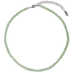 Колье (жемчуг мятный 5-6мм; покрытие родий) 38-45см
