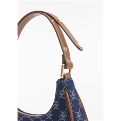 Bolso hombro jacquard