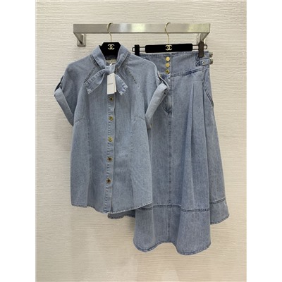 Костюм-двойка из мягкого денима австралийского бренда  (2 цвета) ZIMMERMA*N