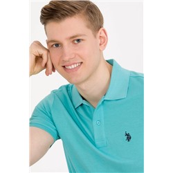 Erkek Mint Basic Polo Yaka Tişört