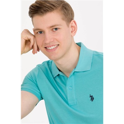 Erkek Mint Basic Polo Yaka Tişört