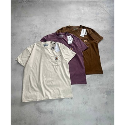 Футболка с эффектом потертостей Кархат*т