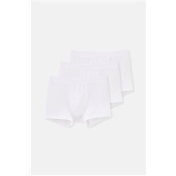 Dagi Beyaz Compact Düz 3'lü Boxer