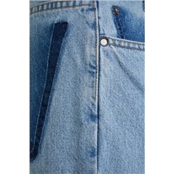 Vaquero loose pinzas upcycling