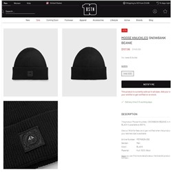 Шерстяная шапка Moos*e Knuckle*s, модель унисекс  Экспорт