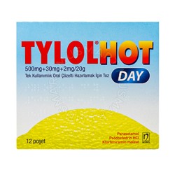 TylolHot Day Nobel, средство от простуды и гриппа, 12 саше