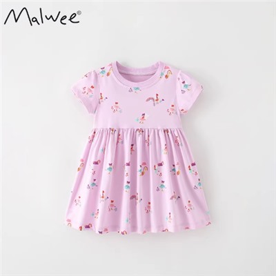 Хлопковое платье МАЛВЕ*Й (140-150)