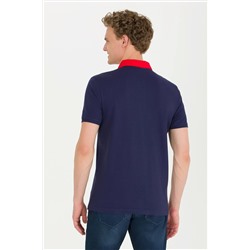Erkek Lacivert Polo Yaka Tişört