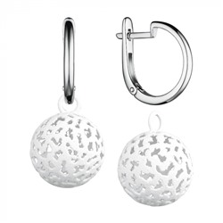 Серьги серебро 52980SW