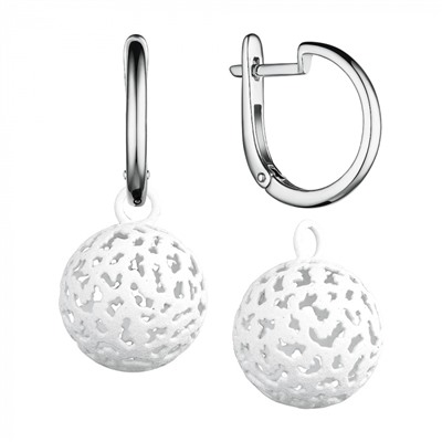 Серьги серебро 52980SW