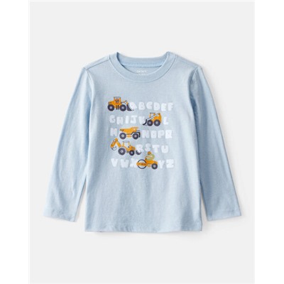Carter's    Toddler Boy Dumptruck Long-Sleeve Graphic Tee - Blue