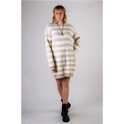 Платье, вязаная туника Полоска арт.1991