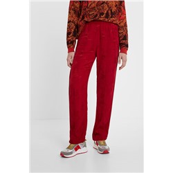 Pantalón deportivo jacquard