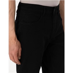 Siyah Straight Fit Jean Pantolon