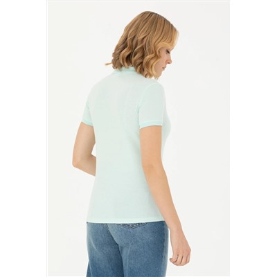 Kadın Su Yeşili Tişört