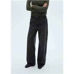 Jeans balloon tiro alto