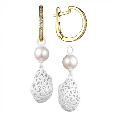 Серьги серебро 52976.1Y1W