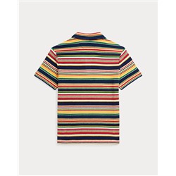 Striped Cotton Terry Polo Shirt Save your Wishlist Boys 8-20