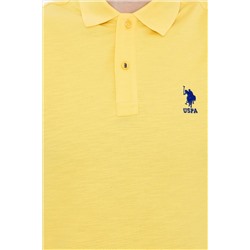 Erkek Açık Sarı Polo Yaka Tişört