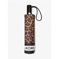 Michael Kors Outlet Leopard Print Umbrella