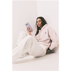 Pantalón jogger felpa algodón blanco