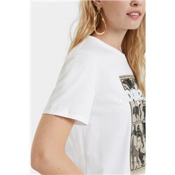 Camiseta parche 100% algodón