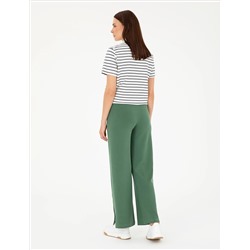 Yeşil Loose Fit Eşofman Altı