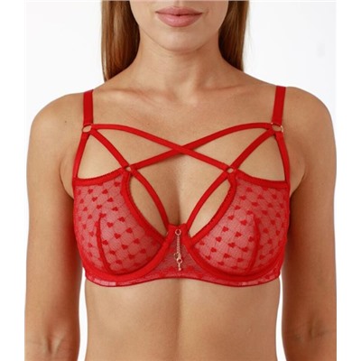 Бюстгальтер мягкая чашка на каркасах со стрепами HEARTS 83145-28 COQUETTE REVUE