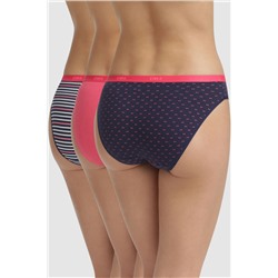 Pack 3 bragas Pockets Coton