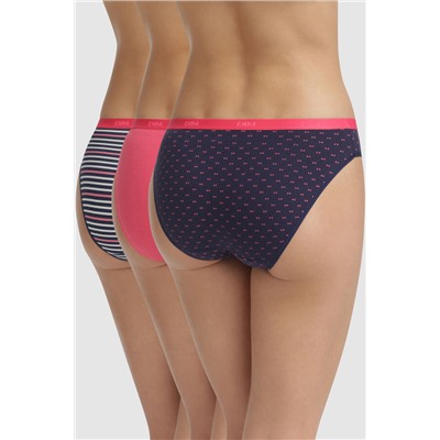 Pack 3 bragas Pockets Coton