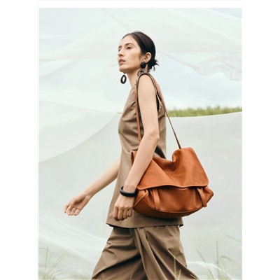 Женская вместительная кожаная сумка, экспортная фабрика