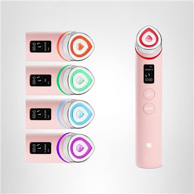 medicube Age-R Booster Pro Pink | 6-in-1 Real Glass Glow Beauty Massager | Looking Glass Skin | Korean Skin Care