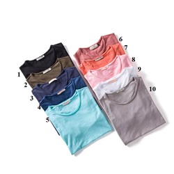 Летняя новая однотонная мужская футболка с короткими рукавами из бамбука и хлопка европейского размера