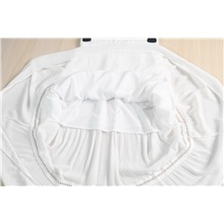 Легкая свободная юбка с эластичной широкой резинкой. Экспорт