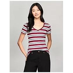 Stripe V-Neck Favorite T-Shirt