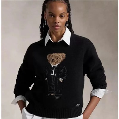 Классический шерстяной вязаный свитер РАЛЬ*Ф Л