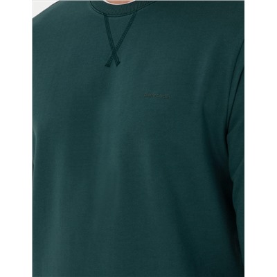 Zümrüt Regular Fit Bisiklet Yaka Basic Sweatshirt