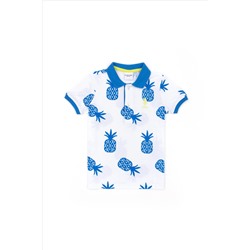 Erkek Çocuk Saks Polo Yaka Tişört