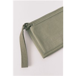 Monedero mini nylon verde