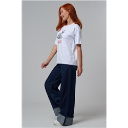 8580 футболка оверсайз женская