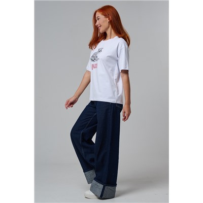 8580 футболка оверсайз женская