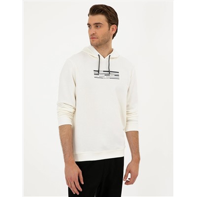 Ekru Regular Fit Sweatshirt