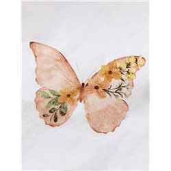 Футболка с принтом свободная эластичная из премиального хлопка