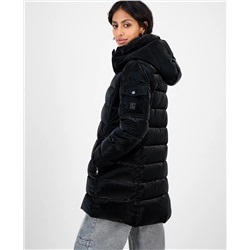 BCBG Women's Hooded Puffer Coat