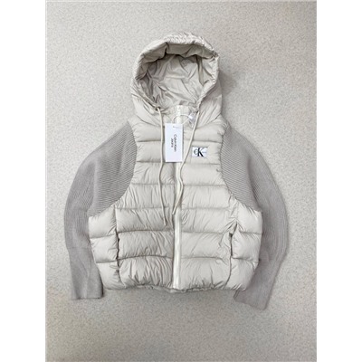 Женская куртка с вязаными рукавами (2 цвета) Кельвин Кляй*н